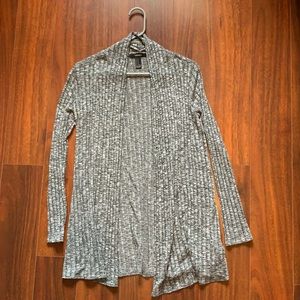FOREVER 21 Black/Grey Cardigan Size M. Gently USED